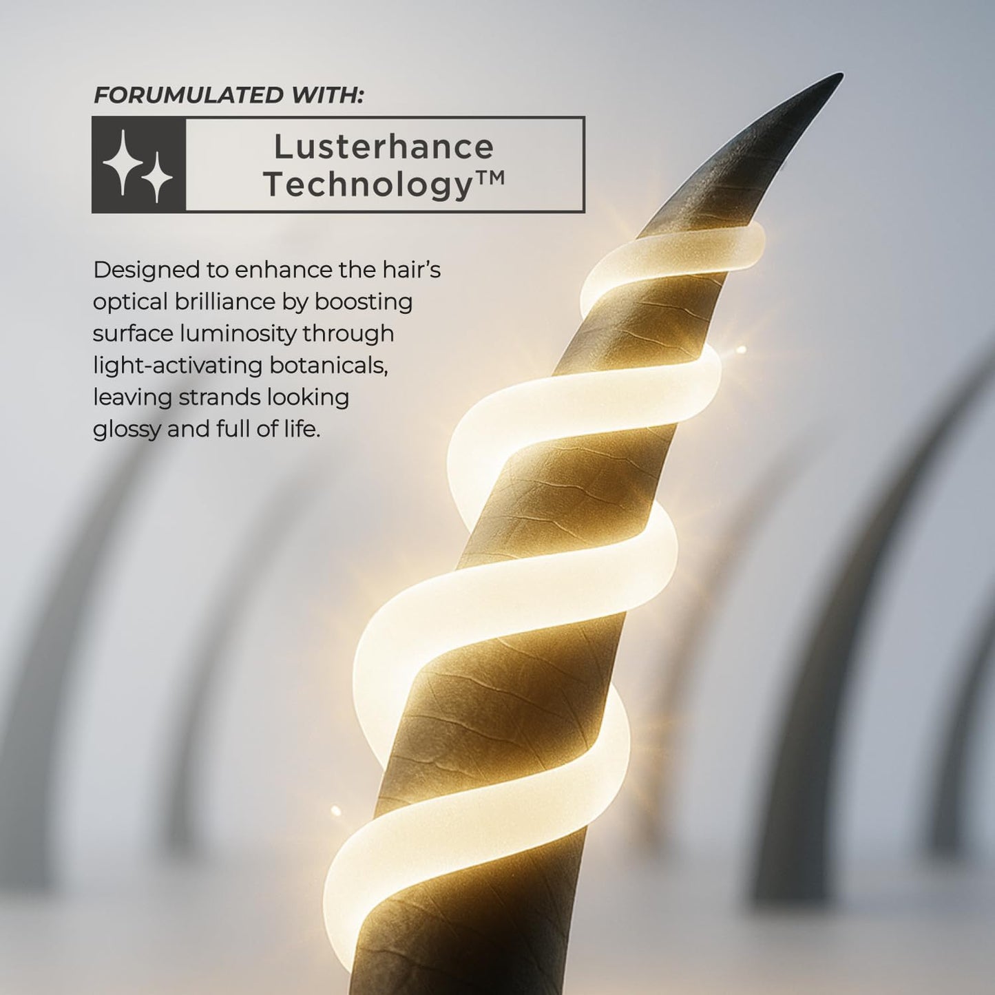 XMONDO Hair Super Gloss Leave-in Shine Conditioning Mist – Lightweight Conditioning Spray with Provitamin B5, Bond Booster, UV and Heat Protection, Tames Frizz, Boost Shine, 6.7 fl oz