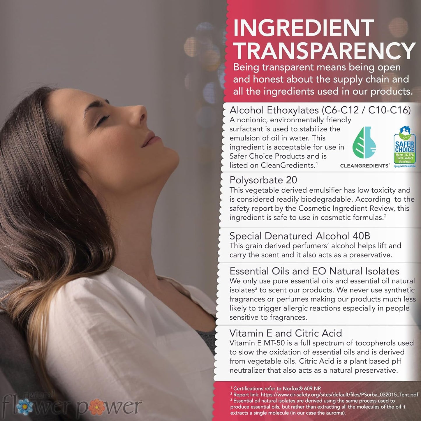 Air Freshener Spray - Odor Eliminator with Essential Oils for the Home, Car & Fabric - Cruelty Free & Vegan - Peppermint & Lemon - 3 x 4 oz