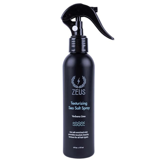 ZEUS Texturizing Sea Salt Hair Spray, Professional Volumizing & Styling Mist, Enhance Texture & Volume for Effortless Beachy Hair, Lightweight Hold & Matte Finish, Nourishing Formula (Made in USA)