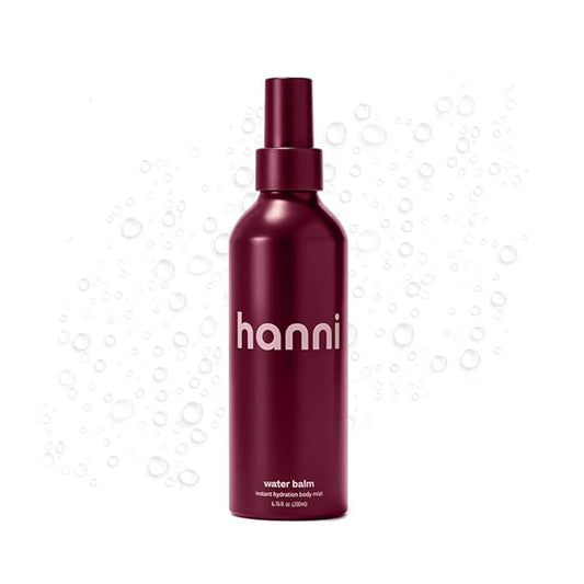 HANNI Water Balm Hydrating Body Mist, Moisturizer Spray with Hyaluronic Acid for All Skin Types, Lotion Replacement, 200 mL / 6.76 fl oz