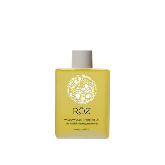 RŌZ Willow Glen Treatment Oil - Multi-Purpose, Organic Vegan Nourishing Oil for Hair, Scalp & Body, Vegan, Cruelty Free, 2 Fl. Oz. / 60 Ml