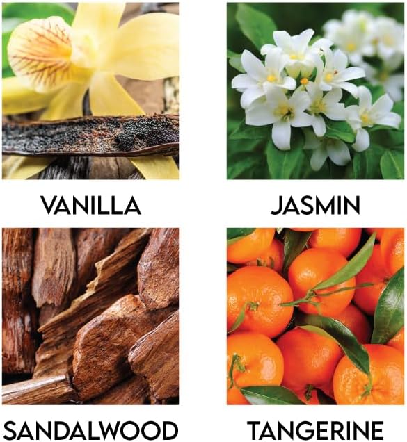 Venice Vanilla Jasmine Tangerine Room Spray 6.7 Fl Oz Car Air Freshener Perfume Fabric and Linen Mist Luxury Fragrance Spray Home Scent