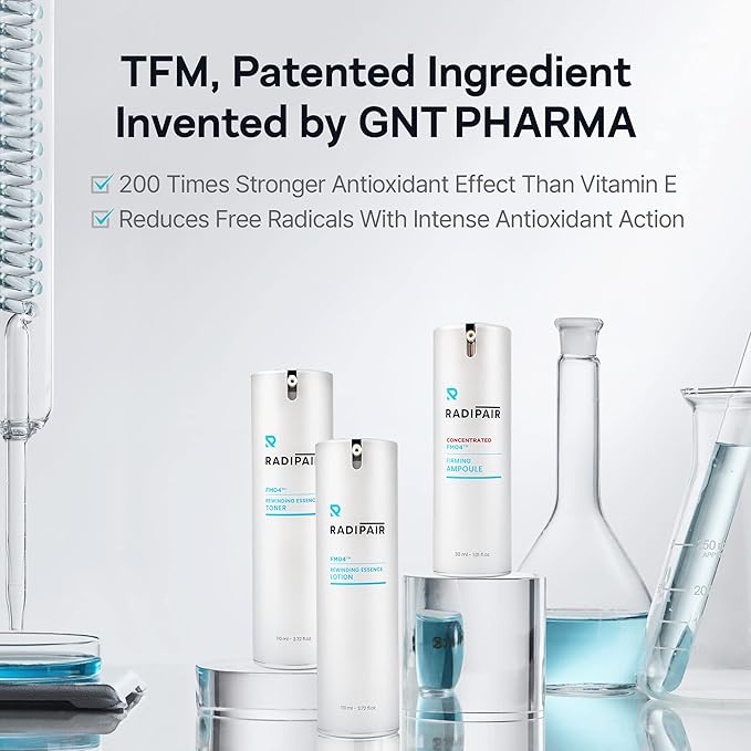 FM04 Rewinding Essence Lotion – Korean Anti-Aging Moisturizer for Firming & Tightening | 3.72 fl oz with Patented TFM