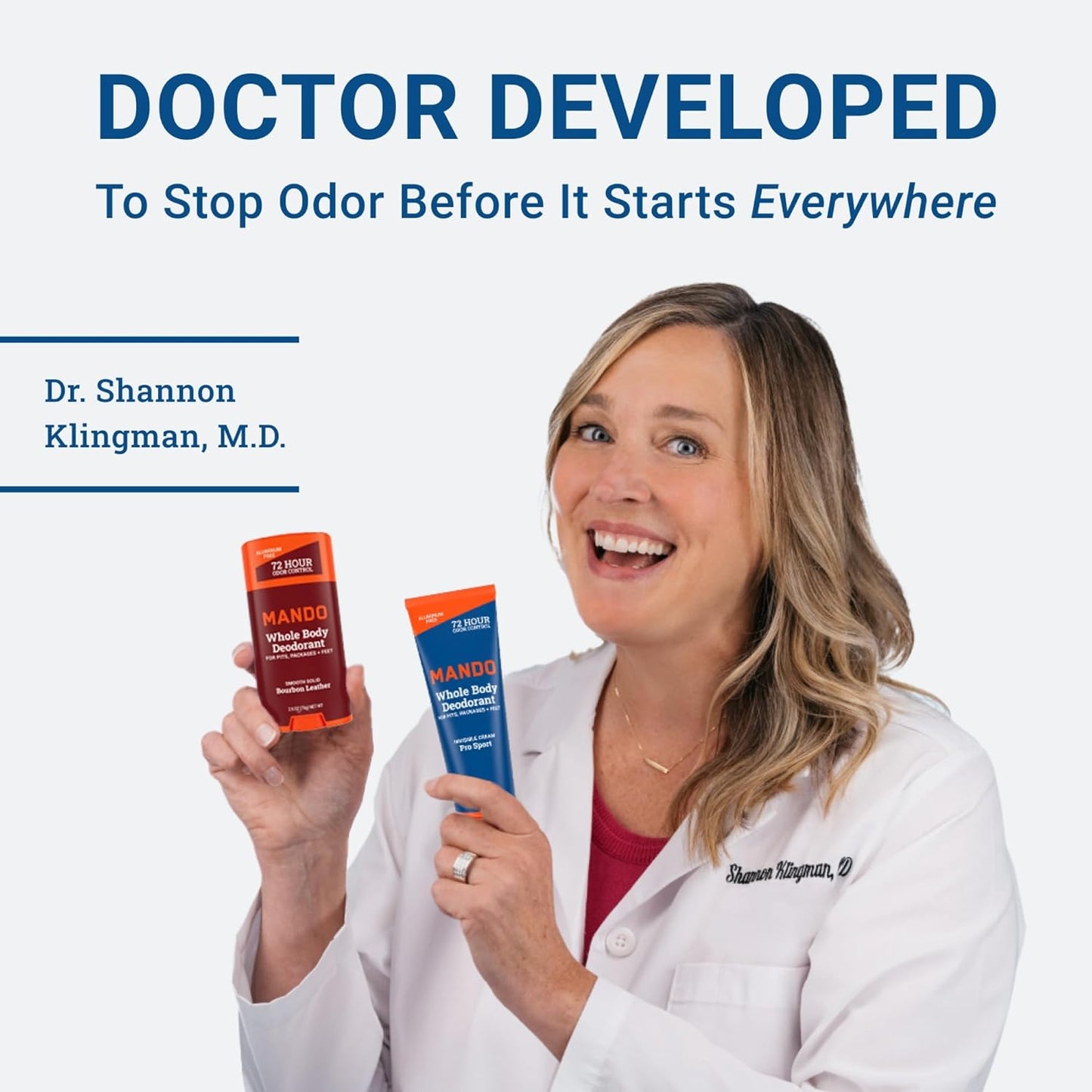 Mando Acidified Body Wash - 24 Hour Odor Control - Removes Odor Better than Soap - Formulated without SLS or Phthalates - Skin Safe - 8.5 Ounce (Pack of 2) - Pro Sport and Mt Fuji