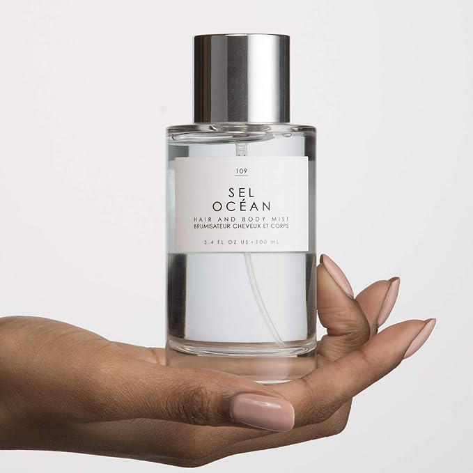 Le Monde Gourmand Sel Océan Hair & Body Perfume Mist - 3.4oz (100ml) - Honeysuckle, Muguet and Pink Sea Salt Fragrance Notes