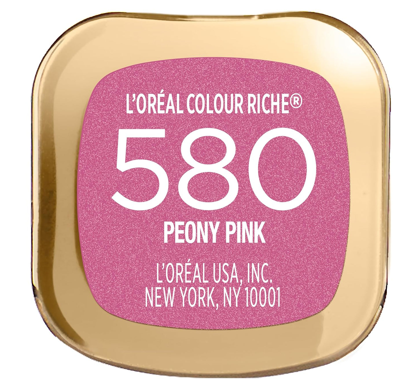 L'Oreal Paris Colour Riche Original Creamy, Hydrating Satin Lipstick with Argan Oil and Vitamin E, Peony Pink , 1 Count