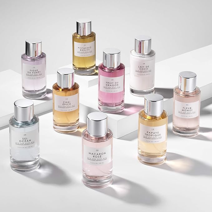 Le Monde Gourmand Sel Océan Hair & Body Perfume Mist - 3.4oz (100ml) - Honeysuckle, Muguet and Pink Sea Salt Fragrance Notes