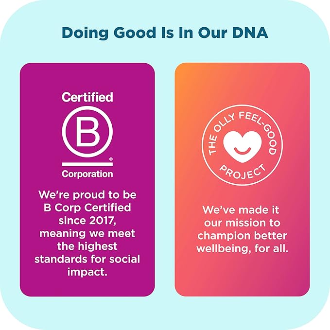 OLLY Calm Body Lotion-Serum with Hyaluronic Acid, Adaptogens & Vitamin B3– Nourishing Cleanser for Skin Barrier Repair, Deep Hydration, Eucalyptus Amber Scent, 8oz